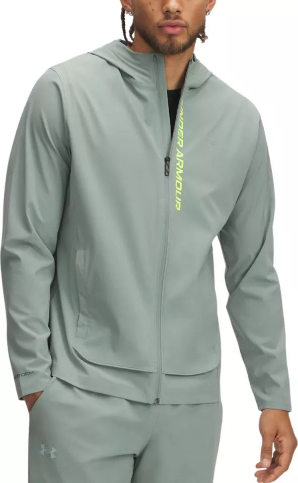Veste à capuche Under Armour OutRun the STORM Jacket - Olive