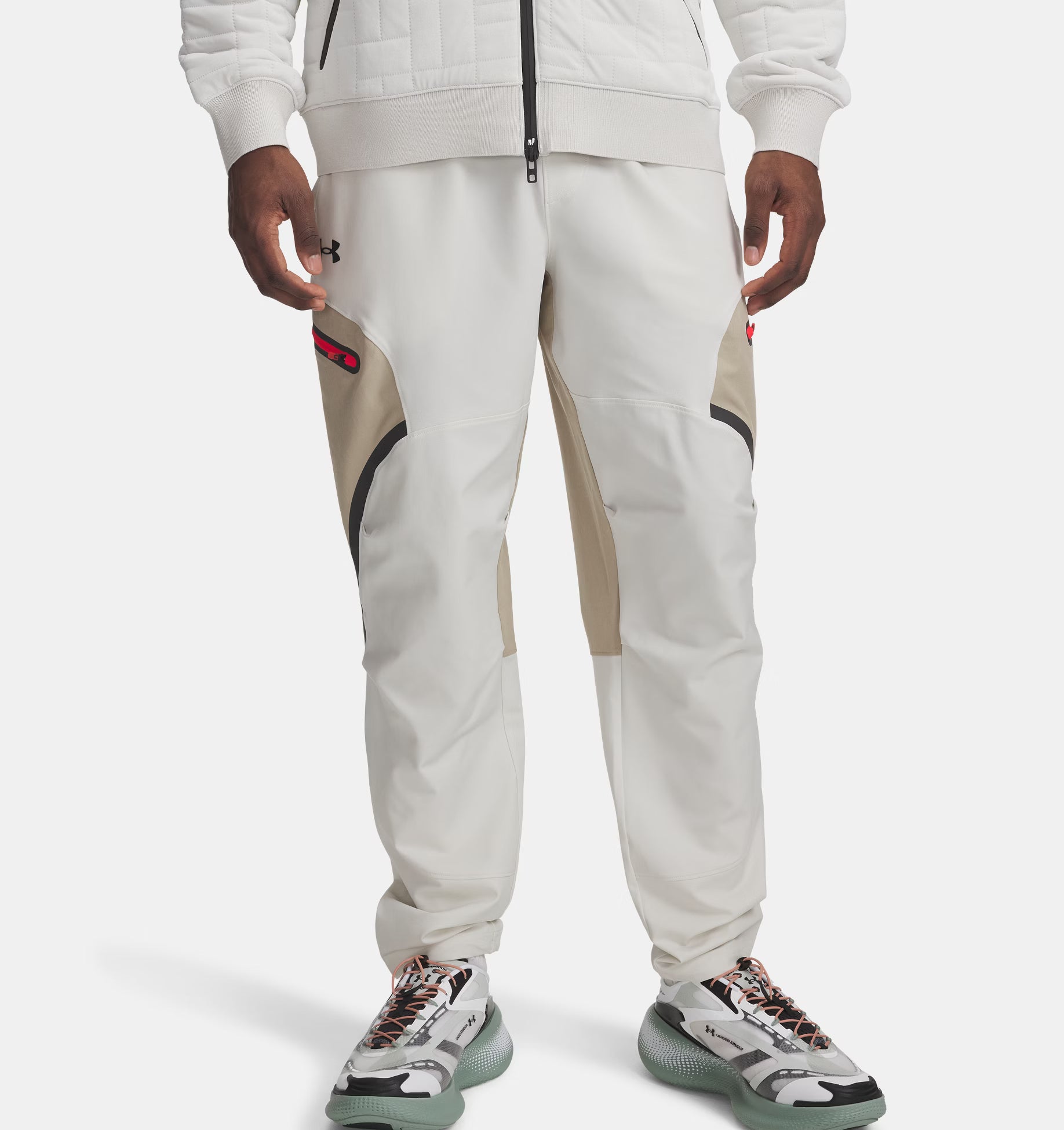 Under Armour Unstoppable Cargo Pants - Blanc / Beige