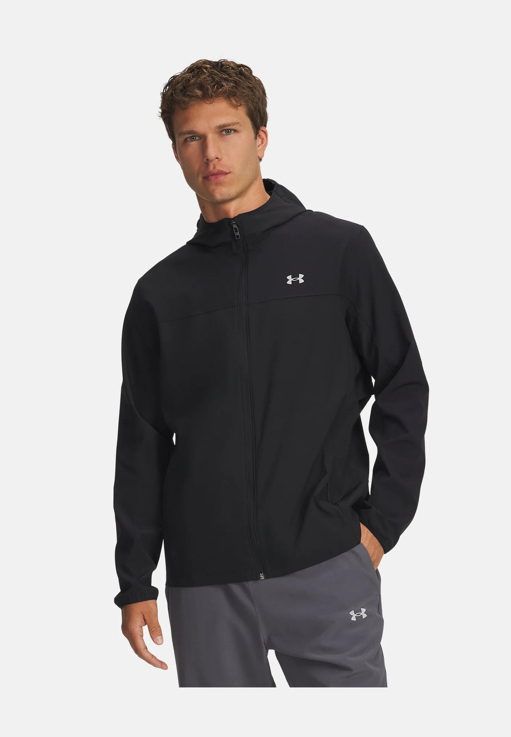 Veste Under Armour Homme – Storm Jacket Noir Coupe Ajustée