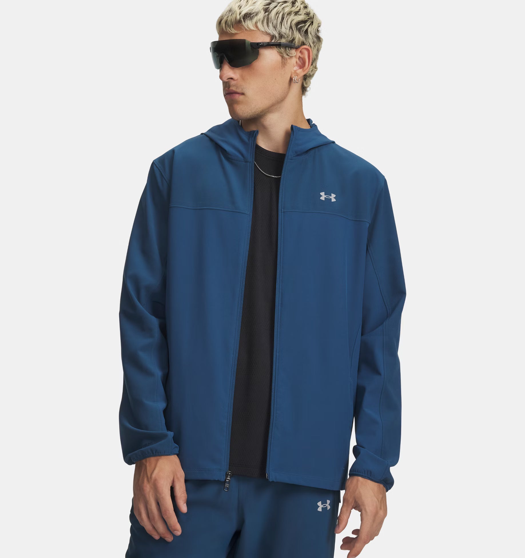 Veste Under Armour Homme – Velociti Pro Storm Bleu Foncé Coupe Ajustée