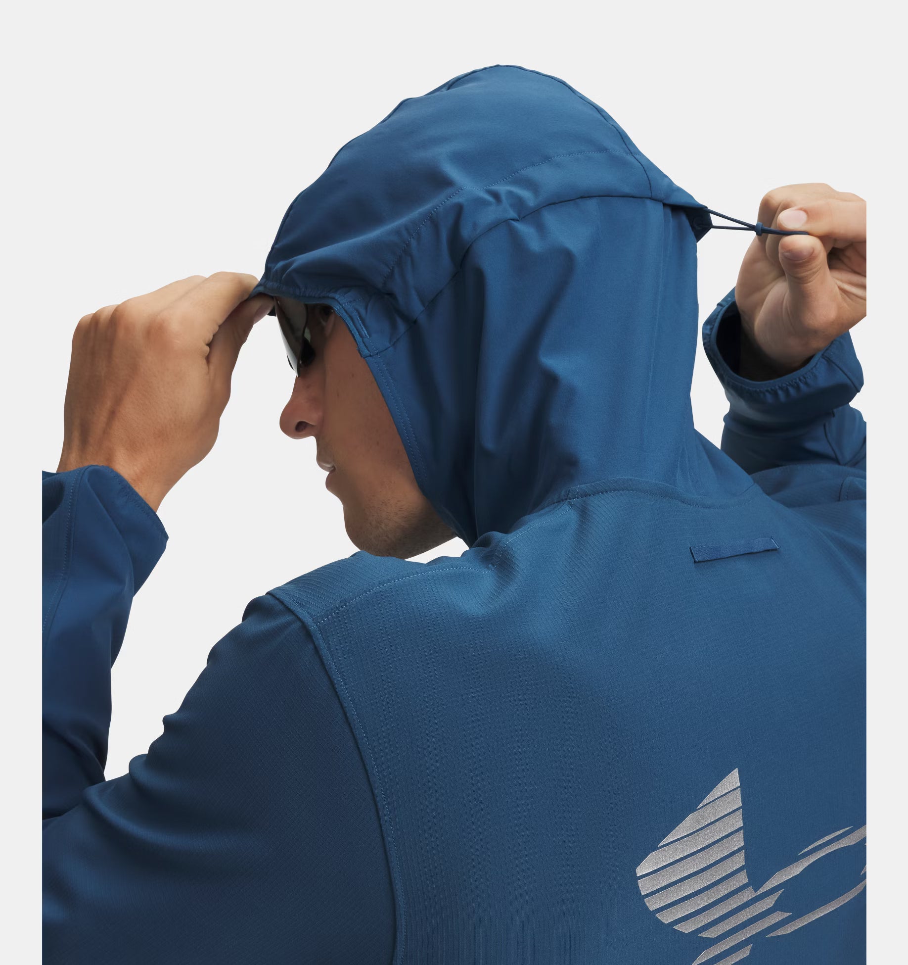Veste Under Armour Homme – Velociti Pro Storm Bleu Foncé Coupe Ajustée