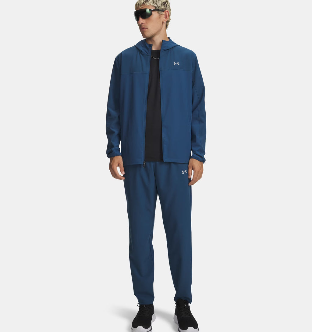 Pantalon Under Armour Homme – Velociti Pro Storm Bleu Foncé Coupe Ajustée