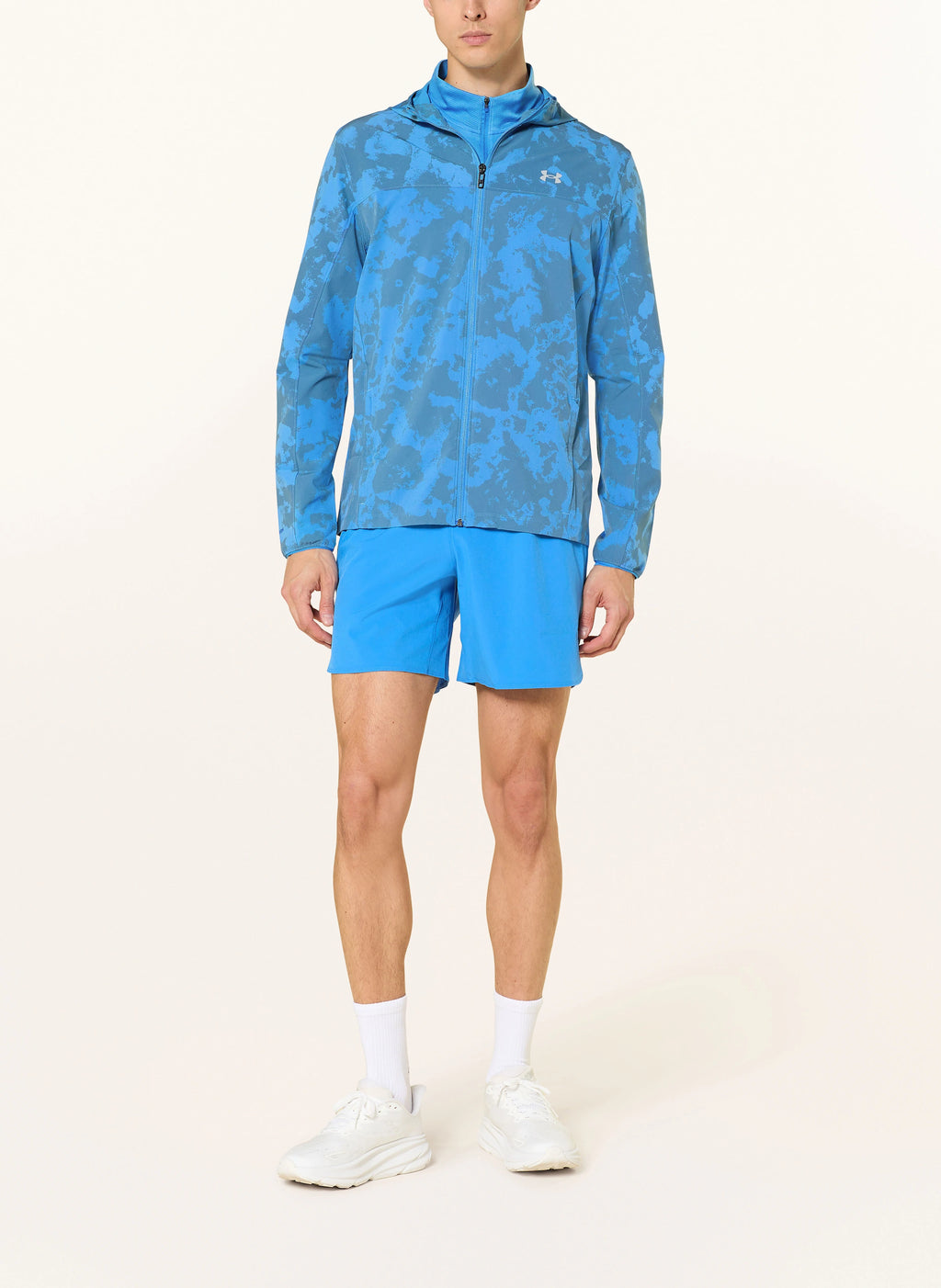 Veste Under Armour Homme – Velociti Pro Storm Bleu Motif Coupe Ajustée