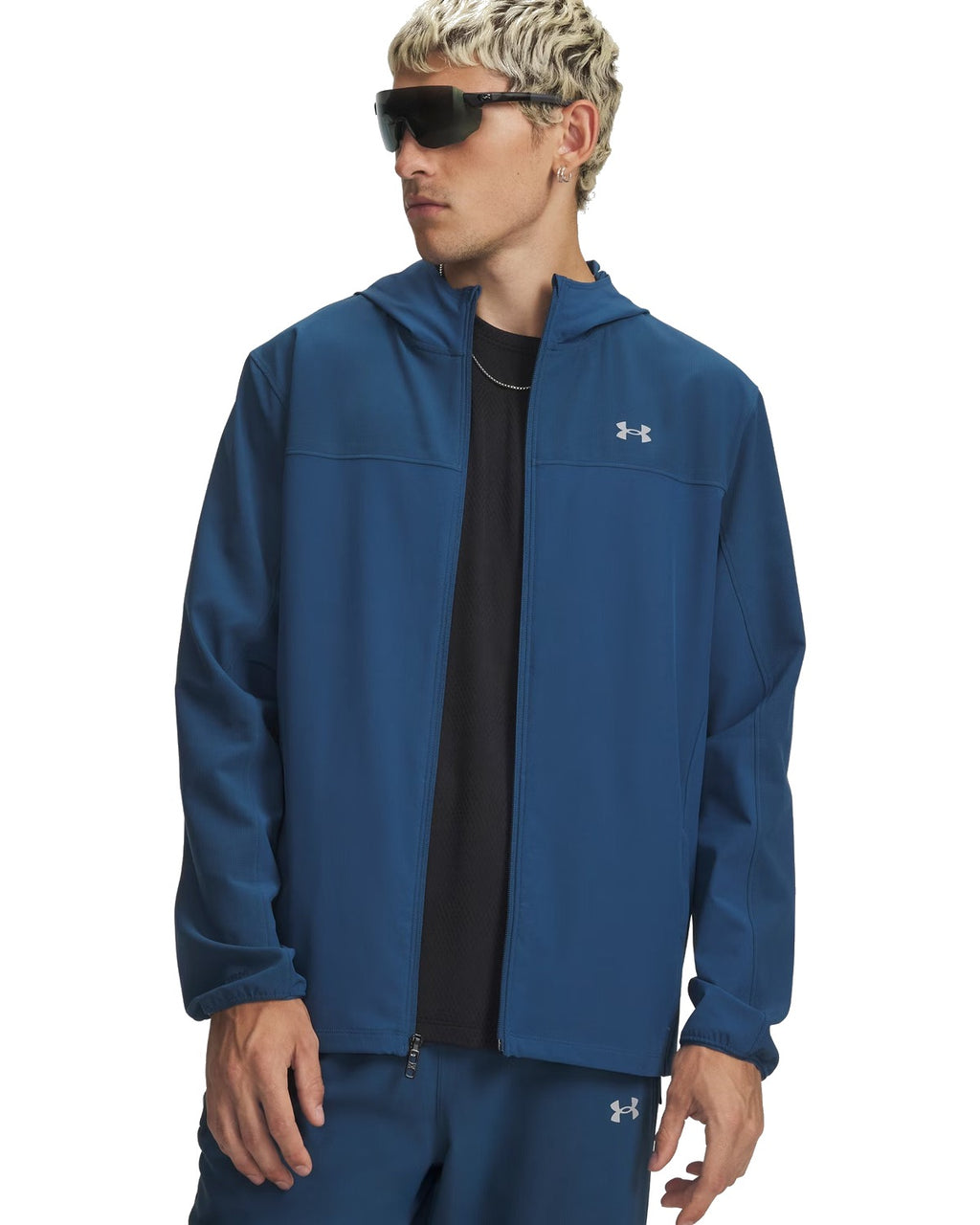 Veste Under Armour Homme – Velociti Pro Storm Bleu Foncé Coupe Ajustée