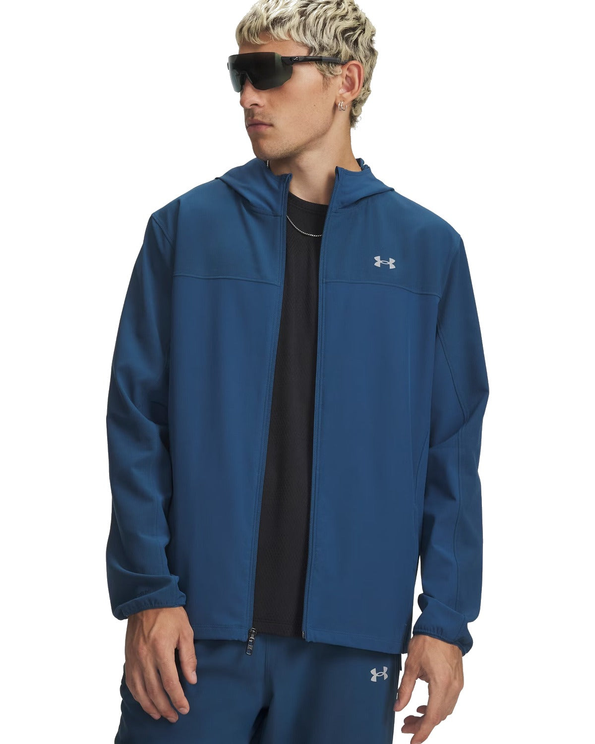 Veste Under Armour Homme – Velociti Pro Storm Bleu Foncé Coupe Ajustée