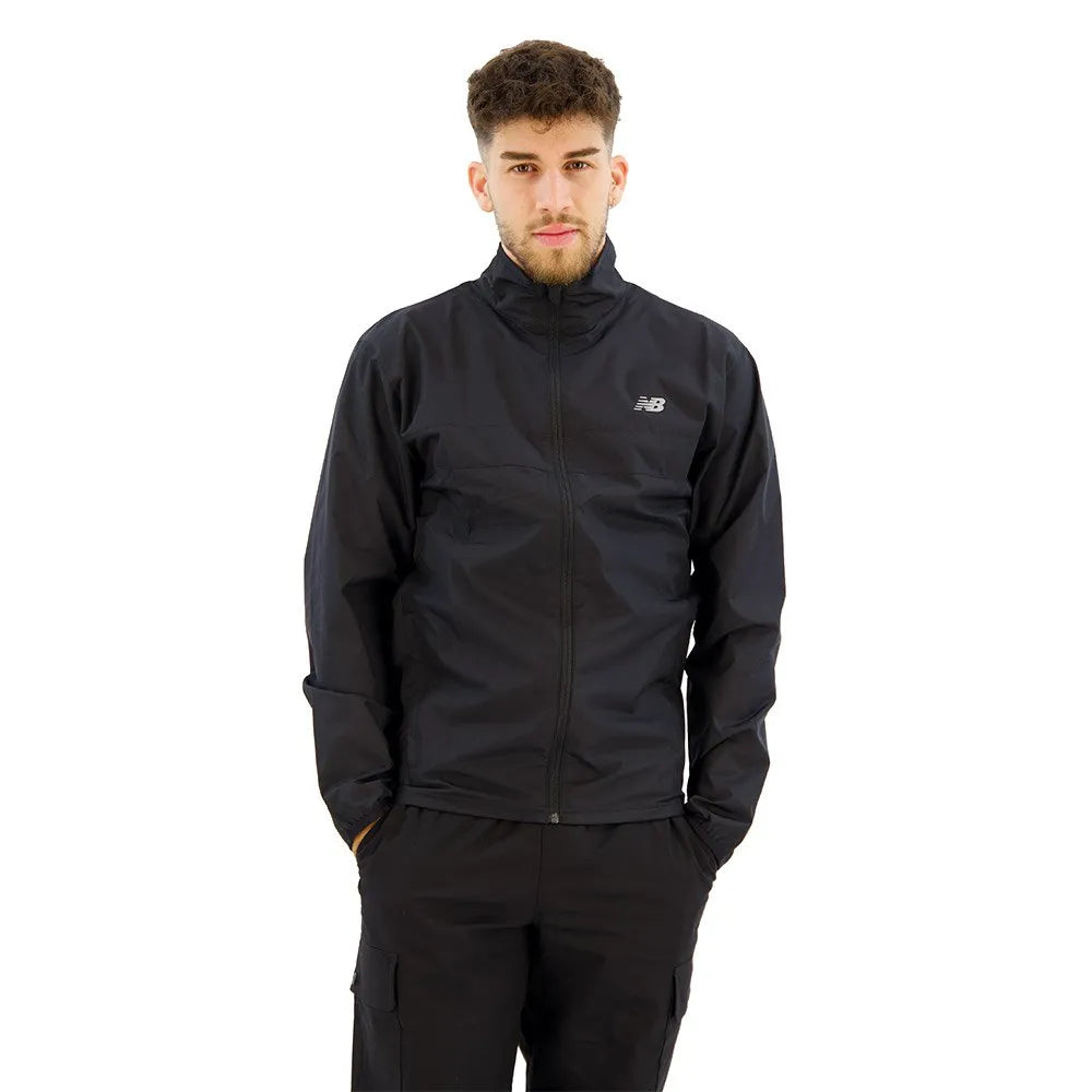 Veste New Balance Homme – Sport WV Jacket Noir Léger Confort