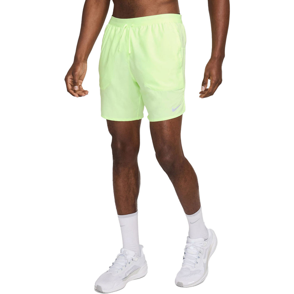 Short Nike  Stride Dri-FIT ADV Homme – Jaune Énergie