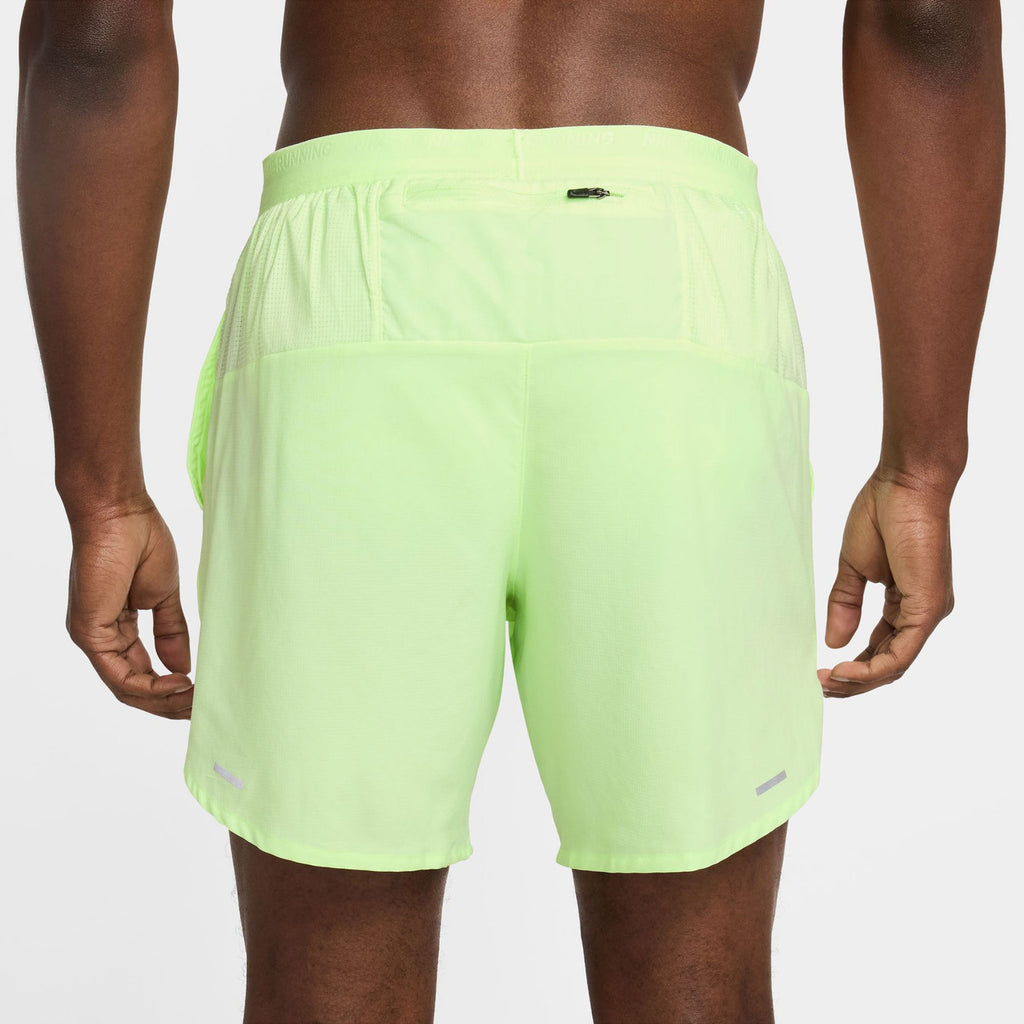 Short Nike  Stride Dri-FIT ADV Homme – Jaune Énergie