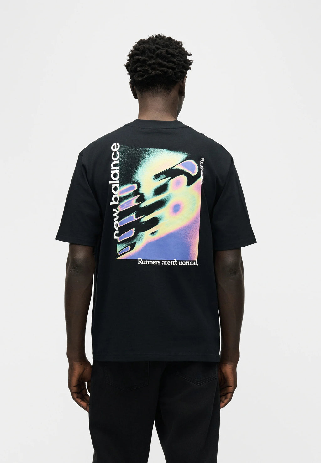 T-shirt New Balance Homme – NEO HM SS Noir Motif Coloré