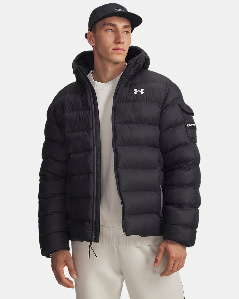 Doudoune Under Armour Sportswear Puff Jacket noir - vue de face