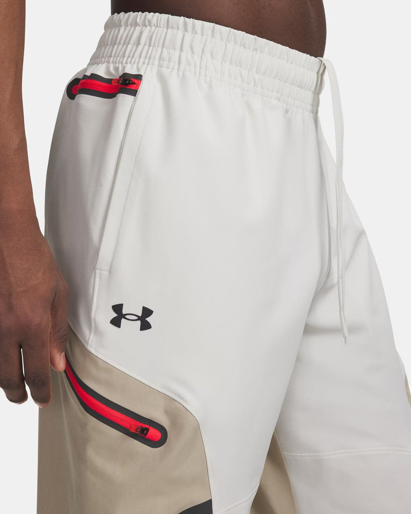 Under Armour Unstoppable Cargo Pants - Blanc / Beige