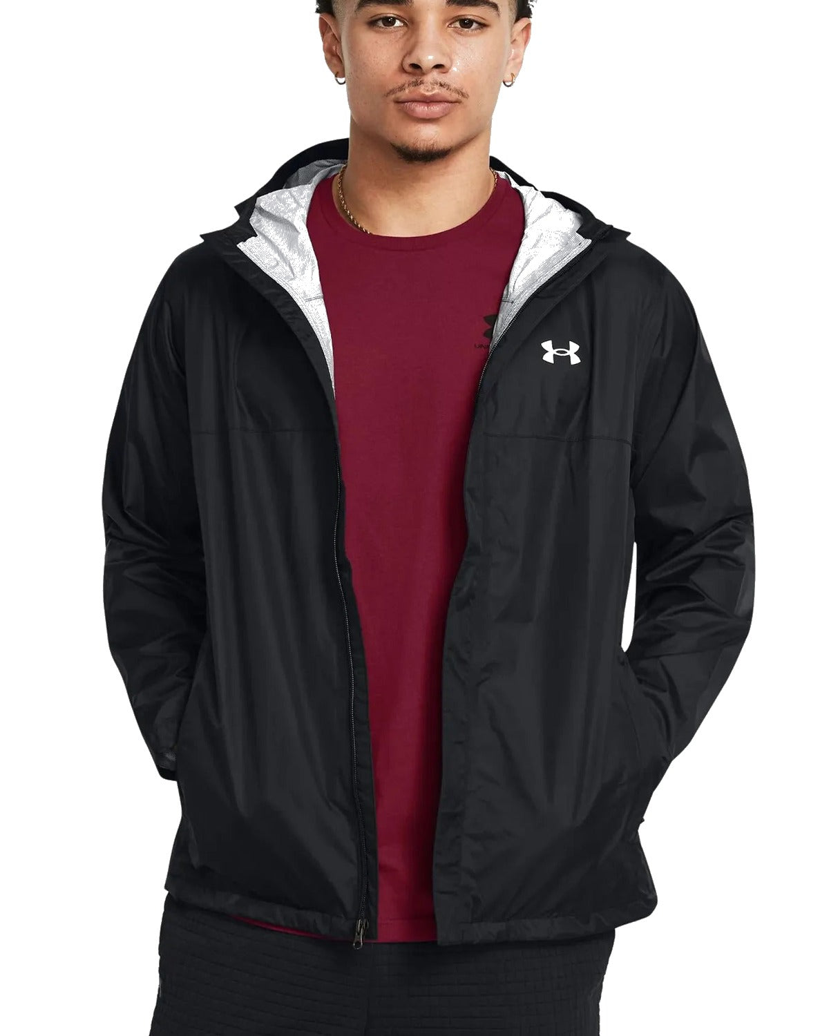 Under Armour Men's Black / White Cloudstrike 2.0 Jacket