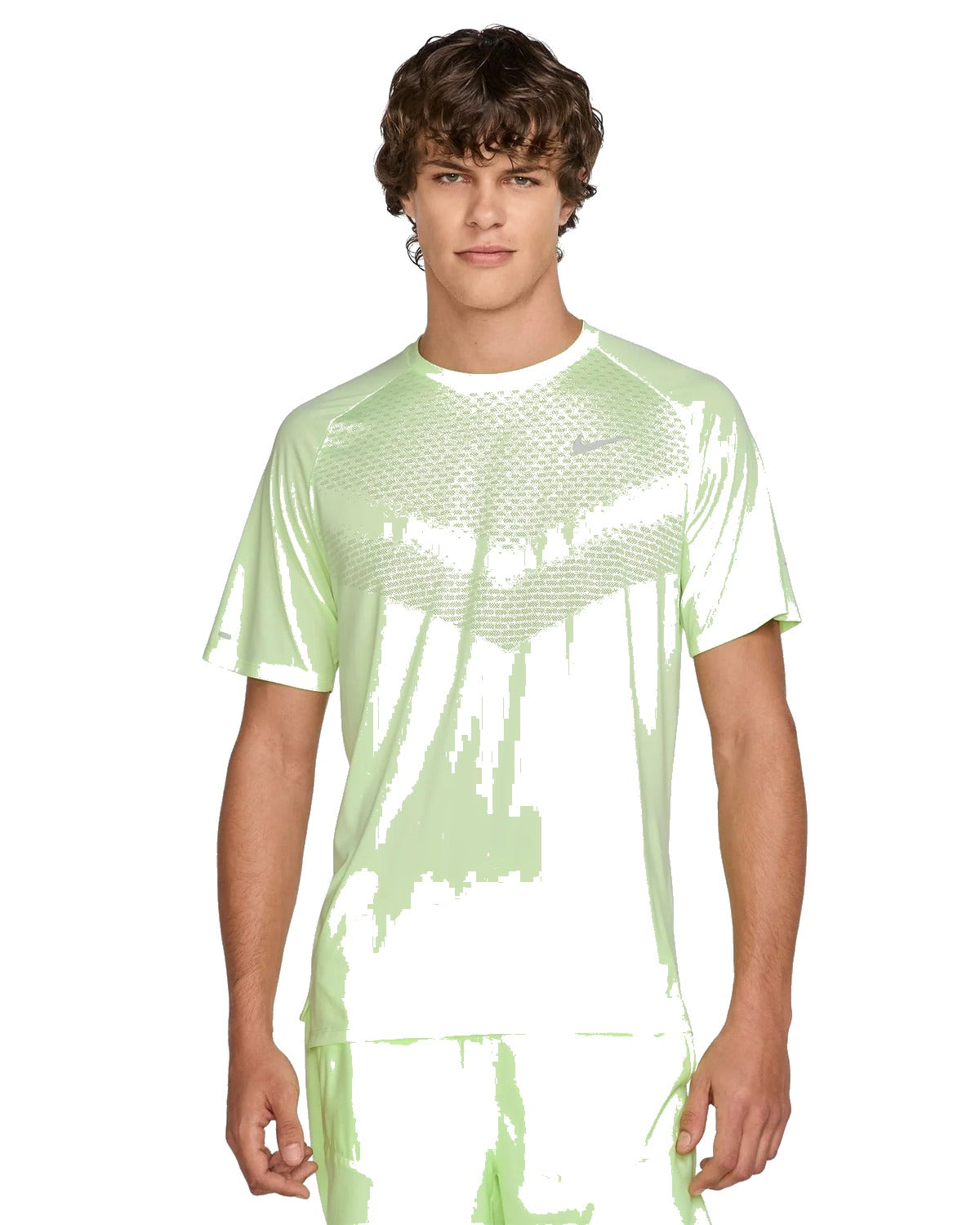 T-shirt Nike Stride Dri-FIT ADV Homme – Jaune Énergie