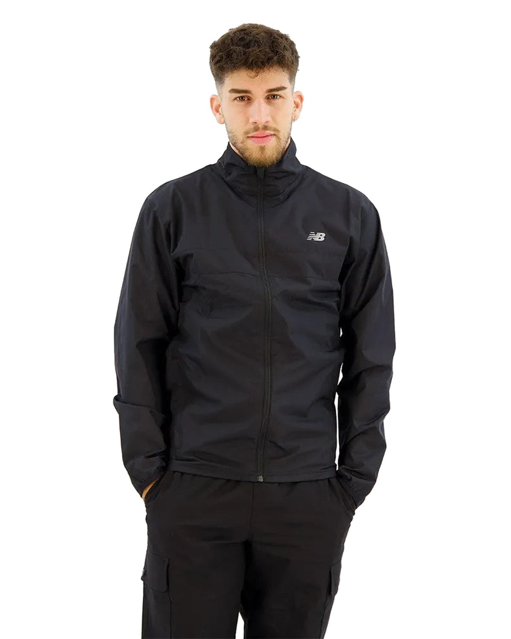 Veste New Balance Homme – Sport WV Jacket Noir Léger Confort